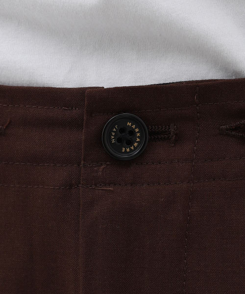 markaware（マーカウェア）の「【MARKAWARE / マーカウェア】CLASSISC FIT PANTS（スラックス・メンズ・ブラウン/ブラック・2/3）」の12枚目の写真
