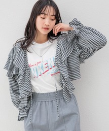 LOWRYS FARM | コットンボイルフリルボレロＬＳ 991741(シャツ/ブラウス)