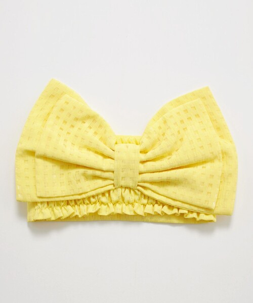 green label relaxing（グリーンレーベルリラクシング）の「GLR 浴衣 ストライプ×ツバキ（浴衣・キッズ・オフホワイト/ネイビー・S/M/L）」の7枚目の写真