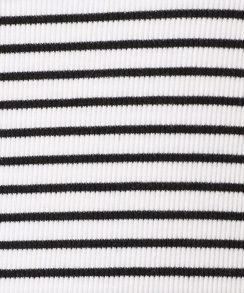 SHOO・LA・RUE（シューラルー）の「◆テレコリブボーダータンクトップ（タンクトップ・レディース・ホワイト系3/ブラック系2・02/03/04）」の12枚目の写真