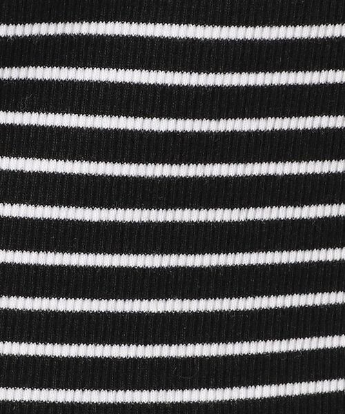 SHOO・LA・RUE（シューラルー）の「◆テレコリブボーダータンクトップ（タンクトップ・レディース・ホワイト系3/ブラック系2・02/03/04）」の8枚目の写真