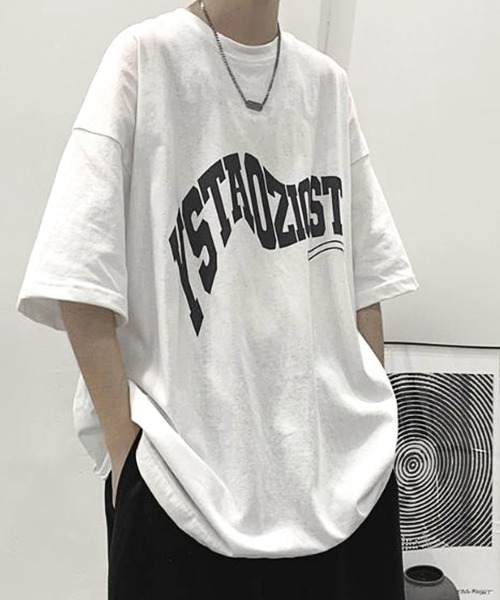 Anchor Smith(アンカー スミス)の「ビッグシルエット デザインプリント 半袖Tシャツ(Tシャツ/カットソー・メンズ・グレー系4/ホワイト系4/グリーン系4/グレー系1/ブラック系3/ブラック系1/グレー系3/グレー系2/ホワイト系2/ホワイト系1/ブラック系4/ブラック系2/ホワイト系3/パープル系4・L/M/XL)」の4枚目の写真