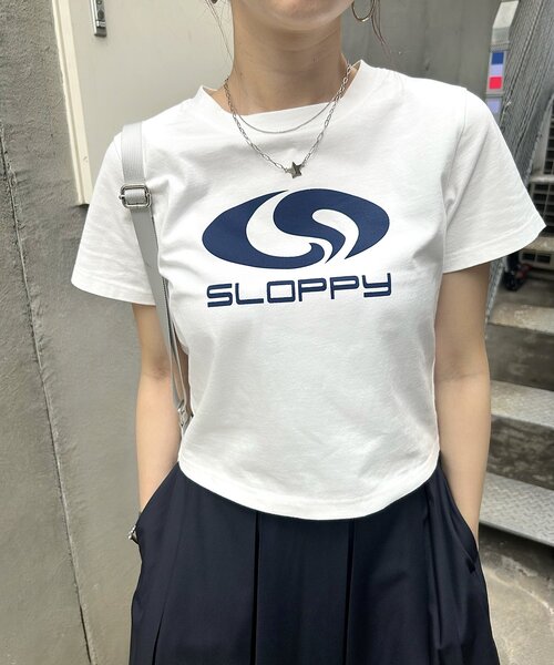 WHO'S WHO gallery スロッピー フューチャー ロゴ ジップ T セール】【SLOPPY/スロッピー】フューチャーロゴジップTEE（T