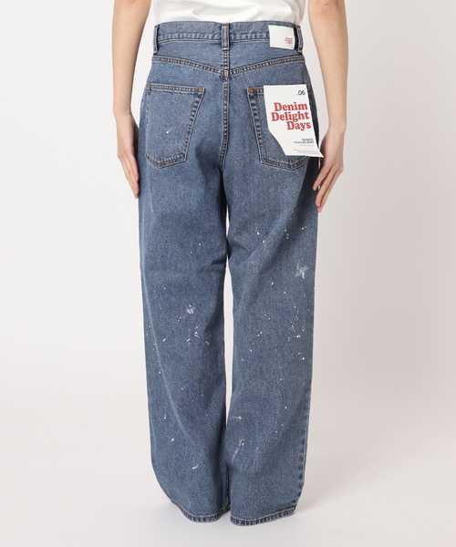 ジョンブル　DENIM DELIGHT デニムワイドジーンズ ペイント FRAMeWORK（フレームワーク）の「DENIM DELIGHT デニムワイド