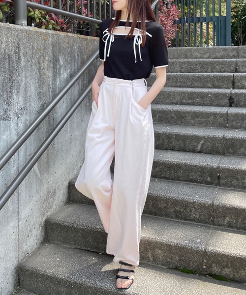 one wayザッカ（ワンウェイザッカ）の「リボンベルトミュールサンダル（サンダル・レディース・ブラック/アイボリー/シルバー・SMALL/X-LARGE/LARGE/MEDIUM）」の8枚目の写真