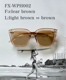 FLEX（フレックス）の「調光・偏光レンズ搭載 square wide 2 sunglasses / スクエアワイド サングラス（サングラス）」