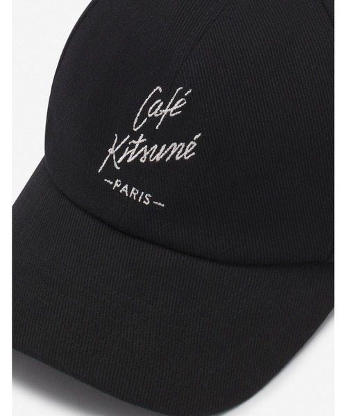 帽子 CAFE KITSUNE 6P CAP Maison Kitsune（メゾンキツネ）の「CAFE KITSUNE 6P CAP NEW SHAPE