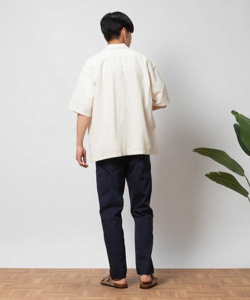 BACK NUMBER(バックナンバー)の「BACK NUMBER(バックナンバー)バスケット半袖開襟シャツ(シャツ/ブラウス・メンズ・ケリーグリーン/オフホワイト/ネイビー・S/フリー/XL/L/M)」の7枚目の写真