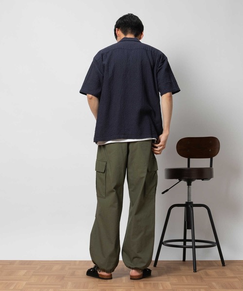 BACK NUMBER(バックナンバー)の「BACK NUMBER(バックナンバー)バスケット半袖開襟シャツ(シャツ/ブラウス・メンズ・ケリーグリーン/オフホワイト/ネイビー・S/フリー/XL/L/M)」の15枚目の写真