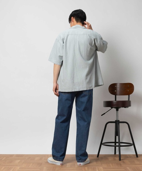 BACK NUMBER(バックナンバー)の「BACK NUMBER(バックナンバー)バスケット半袖開襟シャツ(シャツ/ブラウス・メンズ・ケリーグリーン/オフホワイト/ネイビー・S/フリー/XL/L/M)」の11枚目の写真