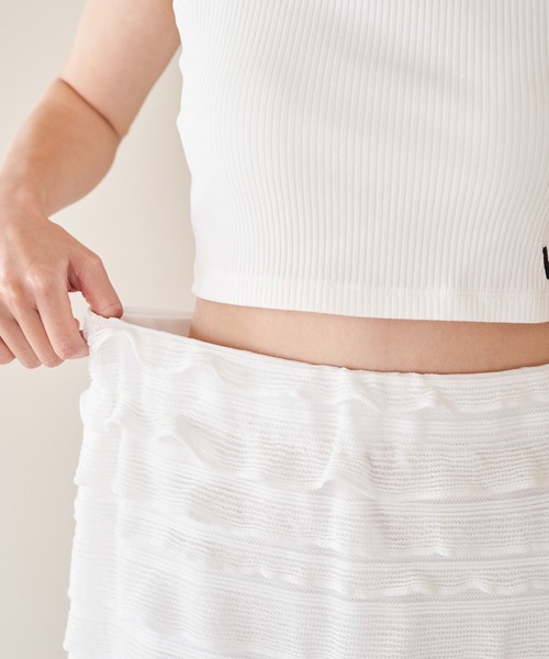 VIS(ビス)の「【選べる着丈】フリンジカットロングスカート【洗える】(スカート・レディース・ブラック/グレー系その他/ホワイト系その他・FREE/FS)」の9枚目の写真