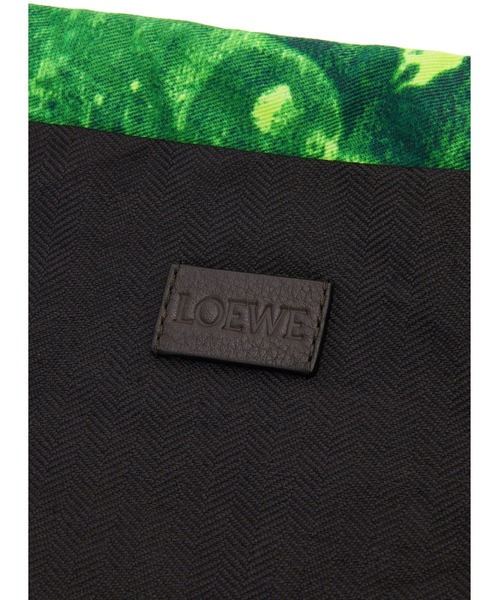 LOEWE(ロエベ)の「ドローストリング ポーチ スモール(キャンバス)(ポーチ・レディース・ライム・ONE SIZE)」の4枚目の写真