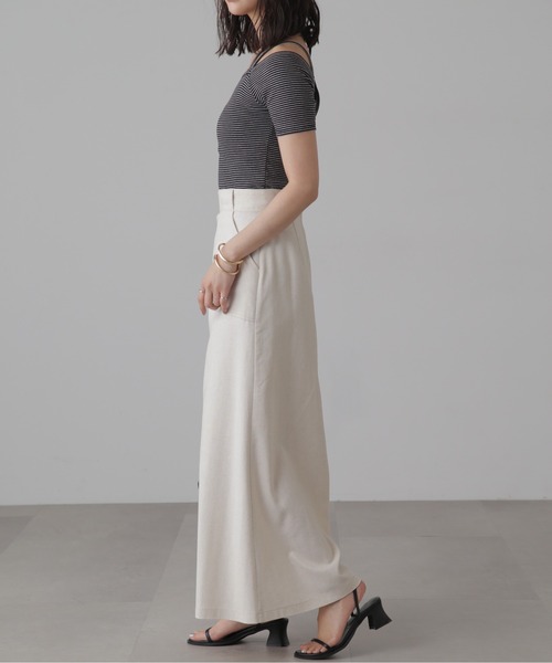 FREE'S MART（フリーズマート）の「◆オフショルホルターネックカットソー（Tシャツ/カットソー・レディース・ブラック/ブラック系その他/ホワイト系その他/ライトグリーン/ホワイト・FREE）」の15枚目の写真