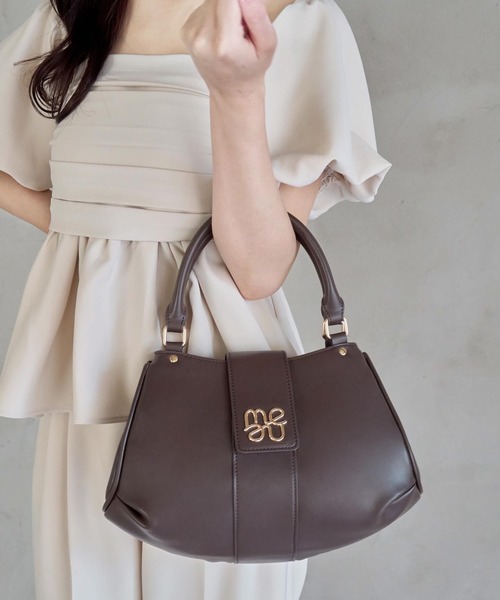 mellowneon（メロウネオン）の「2wayロゴベルトバッグ/ハンドバッグ/ボストンバッグ/ショルダーバッグ（ハンドバッグ・レディース・ベージュ/ブラウン/ブラック/アイボリー・FREE）」の20枚目の写真