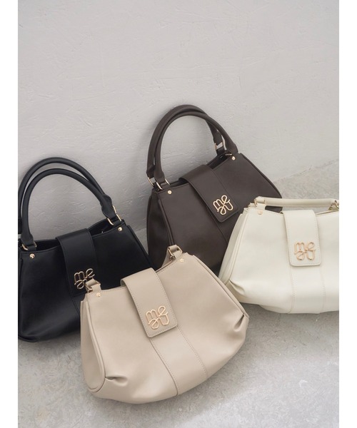 mellowneon（メロウネオン）の「2wayロゴベルトバッグ/ハンドバッグ/ボストンバッグ/ショルダーバッグ（ハンドバッグ・レディース・ベージュ/ブラウン/ブラック/アイボリー・FREE）」の21枚目の写真