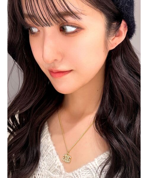 GYDA(ジェイダ)の「JEYSUS Symmetry GYDAラインストーンネックレス(ネックレス・レディース・シルバー/ゴールド・FREE)」の1枚目の写真