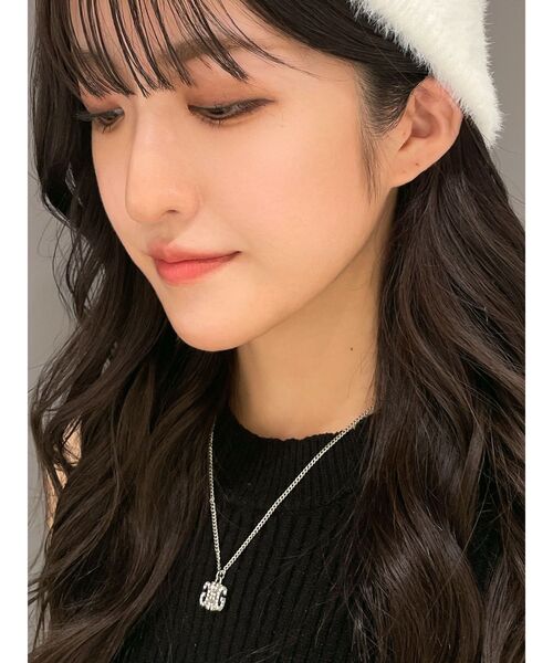 GYDA(ジェイダ)の「JEYSUS Symmetry GYDAラインストーンネックレス(ネックレス・レディース・シルバー/ゴールド・FREE)」の3枚目の写真