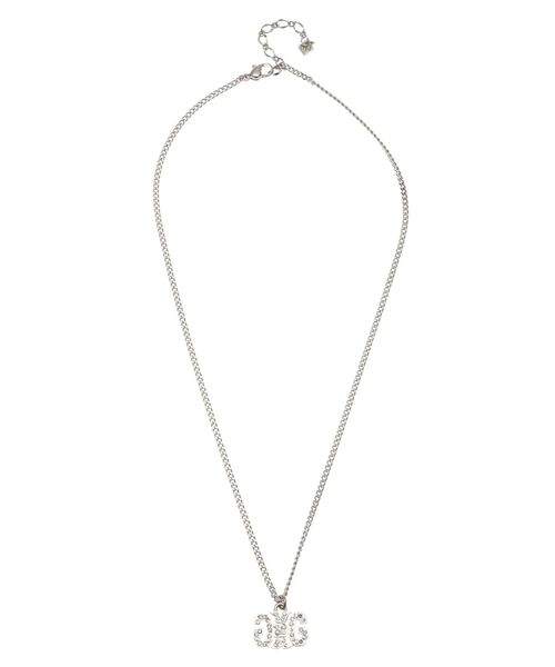 Glitter シルバーラインストーンネックレス GYDA（ジェイダ）の「JEYSUS Symmetry GYDAラインストーン