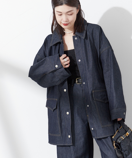 セール】デニムワークジャケット（デニムジャケット）｜journal