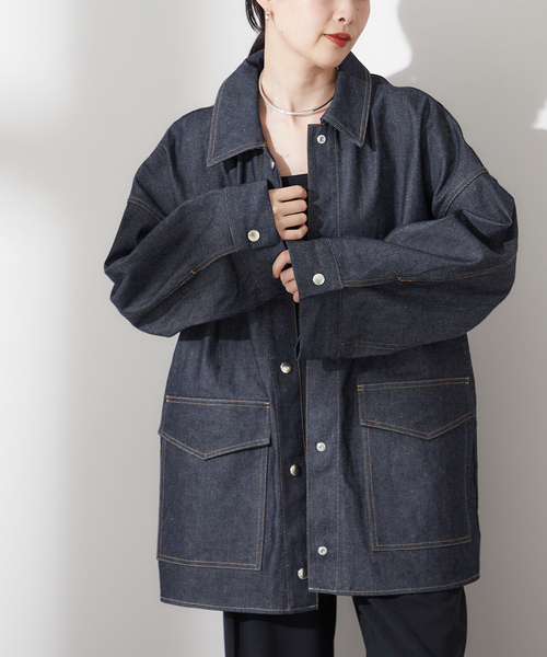 美品／L'ESSAGE ジャーナルスタンダードレサージュ　デニムワークジャケット セール】デニムワークジャケット（デニムジャケット）｜journal