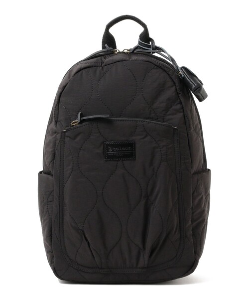 Ray BEAMS(レイビームス)の「【WEB限定】toleur / ナイロン キルティング リュック(バックパック/リュック・レディース・ブラック・ONE SIZE)」の7枚目の写真