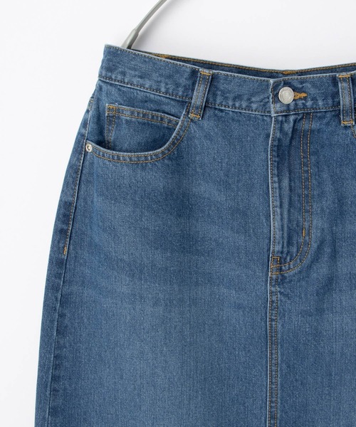 Honeys（ハニーズ）の「デニムナロースカート（デニムスカート・レディース・グレー/ライトブルー/ライトインディゴブルー/ブルー・S/SS/L/M）」の17枚目の写真