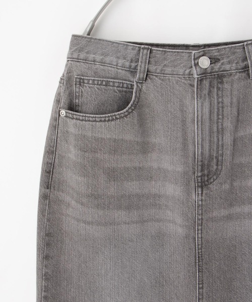 Honeys（ハニーズ）の「デニムナロースカート（デニムスカート・レディース・グレー/ライトブルー/ライトインディゴブルー/ブルー・S/SS/L/M）」の11枚目の写真