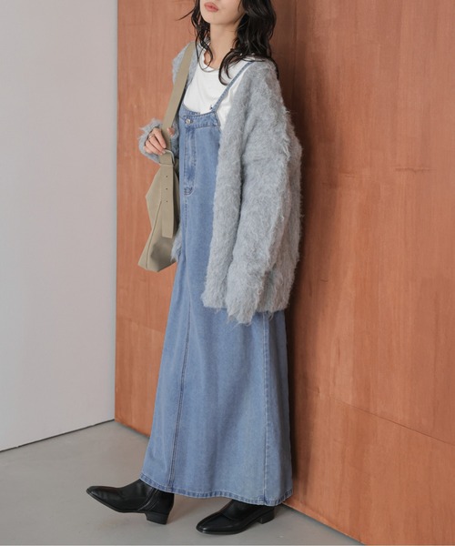 セール】デニムキャミワンピース（ワンピース）｜AMELY（エミリー）の