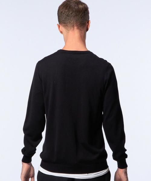 UNITED ARROWS（ユナイテッドアローズ）の「UAS ウール ハイゲージ クルーネック ニット◆（ニット/セーター・メンズ・ブラック/ネイビー/ベージュ/ワインレッド・X-SMALL/LARGE/MEDIUM/SMALL/XX-LARGE/X-LARGE）」の5枚目の写真