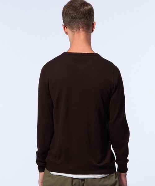 UNITED ARROWS（ユナイテッドアローズ）の「UAS ウール ハイゲージ クルーネック ニット◆（ニット/セーター・メンズ・ブラック/ネイビー/ベージュ/ワインレッド・X-SMALL/LARGE/MEDIUM/SMALL/XX-LARGE/X-LARGE）」の17枚目の写真