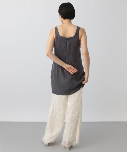 A part by（アパートバイ）の「フリンジイージーパンツ（その他パンツ・レディース・アイボリー/ブラック・FREE）」の3枚目の写真