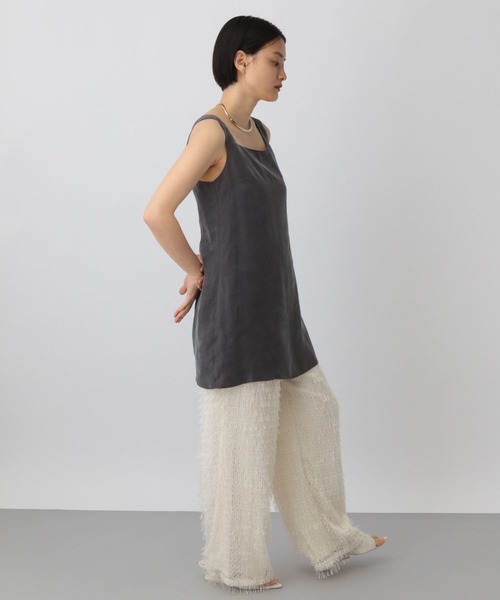 A part by（アパートバイ）の「フリンジイージーパンツ（その他パンツ・レディース・アイボリー/ブラック・FREE）」の20枚目の写真