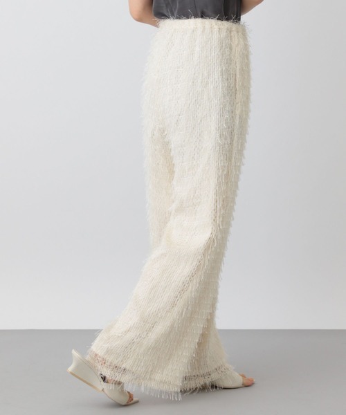 A part by（アパートバイ）の「フリンジイージーパンツ（その他パンツ・レディース・アイボリー/ブラック・FREE）」の18枚目の写真