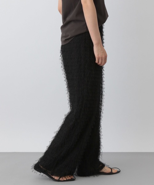 A part by（アパートバイ）の「フリンジイージーパンツ（その他パンツ・レディース・アイボリー/ブラック・FREE）」の15枚目の写真