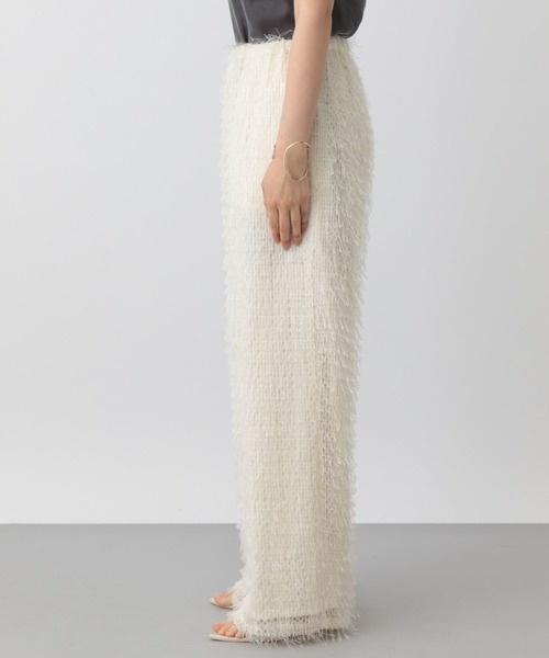 A part by（アパートバイ）の「フリンジイージーパンツ（その他パンツ・レディース・アイボリー/ブラック・FREE）」の13枚目の写真