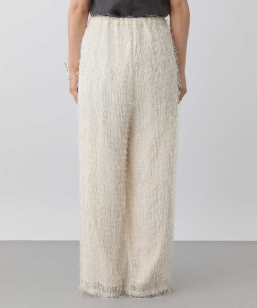 A part by（アパートバイ）の「フリンジイージーパンツ（その他パンツ・レディース・アイボリー/ブラック・FREE）」の12枚目の写真