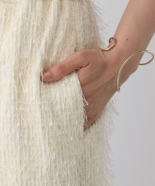 A part by（アパートバイ）の「フリンジイージーパンツ（その他パンツ・レディース・アイボリー/ブラック・FREE）」の10枚目の写真