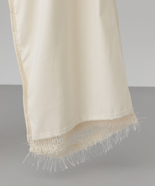 A part by（アパートバイ）の「フリンジイージーパンツ（その他パンツ・レディース・アイボリー/ブラック・FREE）」の6枚目の写真