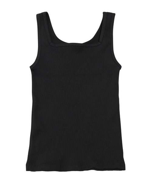 PUNYUS（プニュズ）の「2WAYリブタンクトップ（タンクトップ・レディース・ホワイト/ブラック・1/2/3/4）」の17枚目の写真