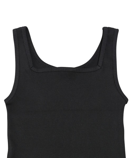 PUNYUS（プニュズ）の「2WAYリブタンクトップ（タンクトップ・レディース・ホワイト/ブラック・1/2/3/4）」の21枚目の写真