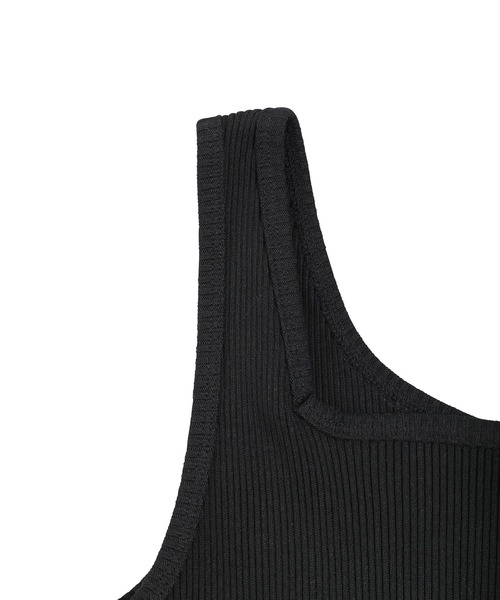 PUNYUS（プニュズ）の「2WAYリブタンクトップ（タンクトップ・レディース・ホワイト/ブラック・1/2/3/4）」の22枚目の写真