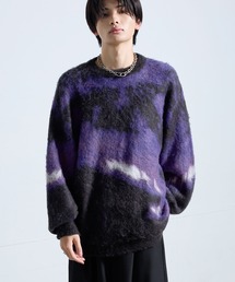 SERACE（セラス）の「【SERACE】Loose silhouette abstract shaggy knit   ルーズシルエットアブストラクトシャギーニット（ニット/セーター）」