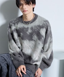 SERACE（セラス）の「【SERACE】Loose silhouette abstract shaggy knit   ルーズシルエットアブストラクトシャギーニット（ニット/セーター）」