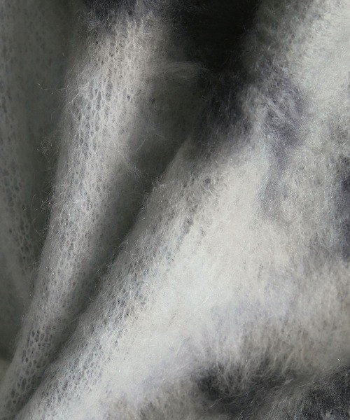 SERACE（セラス）の「【SERACE】Loose silhouette abstract shaggy knit / ルーズシルエットアブストラクトシャギーニット（ニット/セーター・メンズ・ブルー/グレー/ブラック/ホワイト/レッド/ライトブルー/ブラウン/パープル/グリーン/チャコールグレー・S/M/L/XS/XXS）」の13枚目の写真