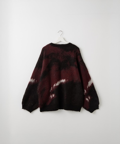 SERACE】Loose silhouette abstract shaggy knit / ルーズ