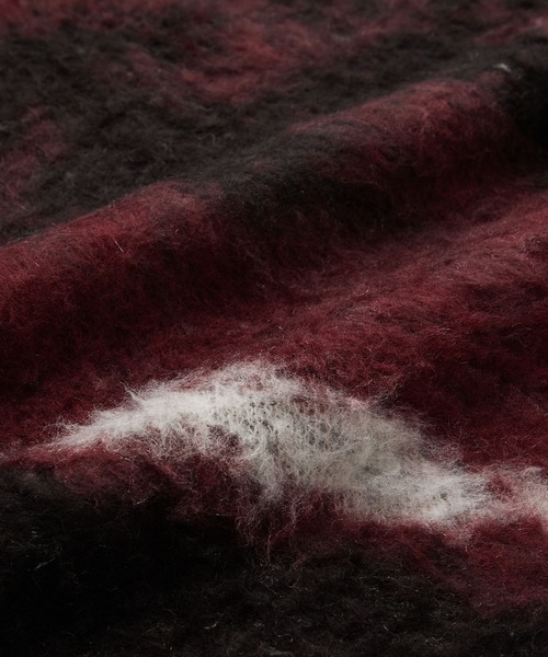 SERACE（セラス）の「【SERACE】Loose silhouette abstract shaggy knit / ルーズシルエットアブストラクトシャギーニット（ニット/セーター・メンズ・ブルー/グレー/ブラック/ホワイト/レッド/ライトブルー/ブラウン/パープル/グリーン/チャコールグレー・S/M/L/XS/XXS）」の16枚目の写真