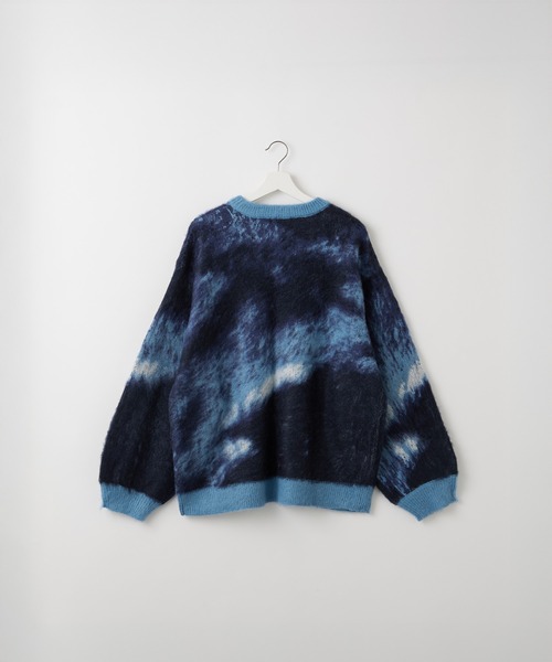 【SERACE】ルーズシルエットアブストラクトシャギーニット Mサイズ SERACE】Loose silhouette abstract shaggy knit / ルーズ