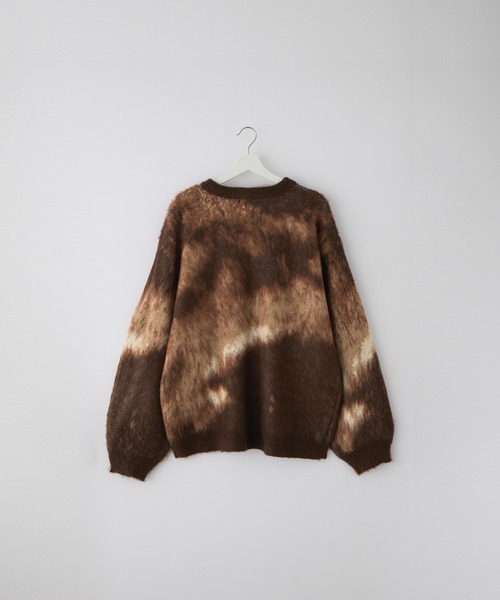 SERACE】Loose silhouette abstract shaggy knit / ルーズシルエット