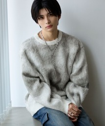 SERACE（セラス）の「【SERACE】Loose silhouette abstract shaggy knit / ルーズシルエットアブストラクトシャギーニット（ニット/セーター）」