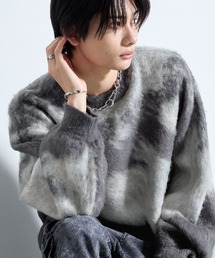 SERACE（セラス）の「【SERACE】Loose silhouette abstract shaggy knit   ルーズシルエットアブストラクトシャギーニット（ニット/セーター）」